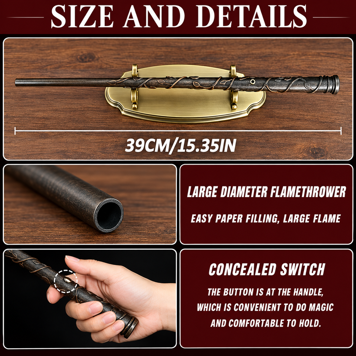 Flame Illusion Wand – Create Realistic Fire Magic in Seconds